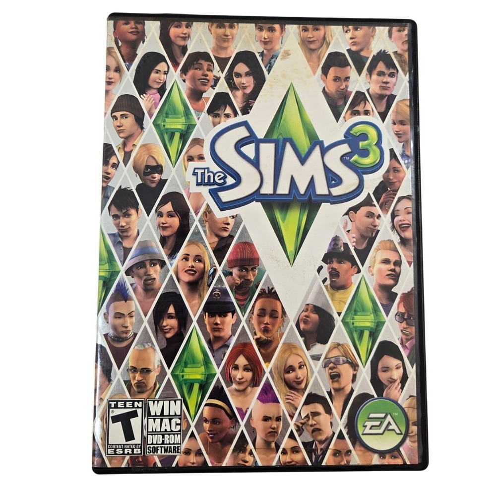The Sims 3 PC Mac Game‎ 2009 Electronic Arts EA Life Simulation DVD-ROM (CIB)